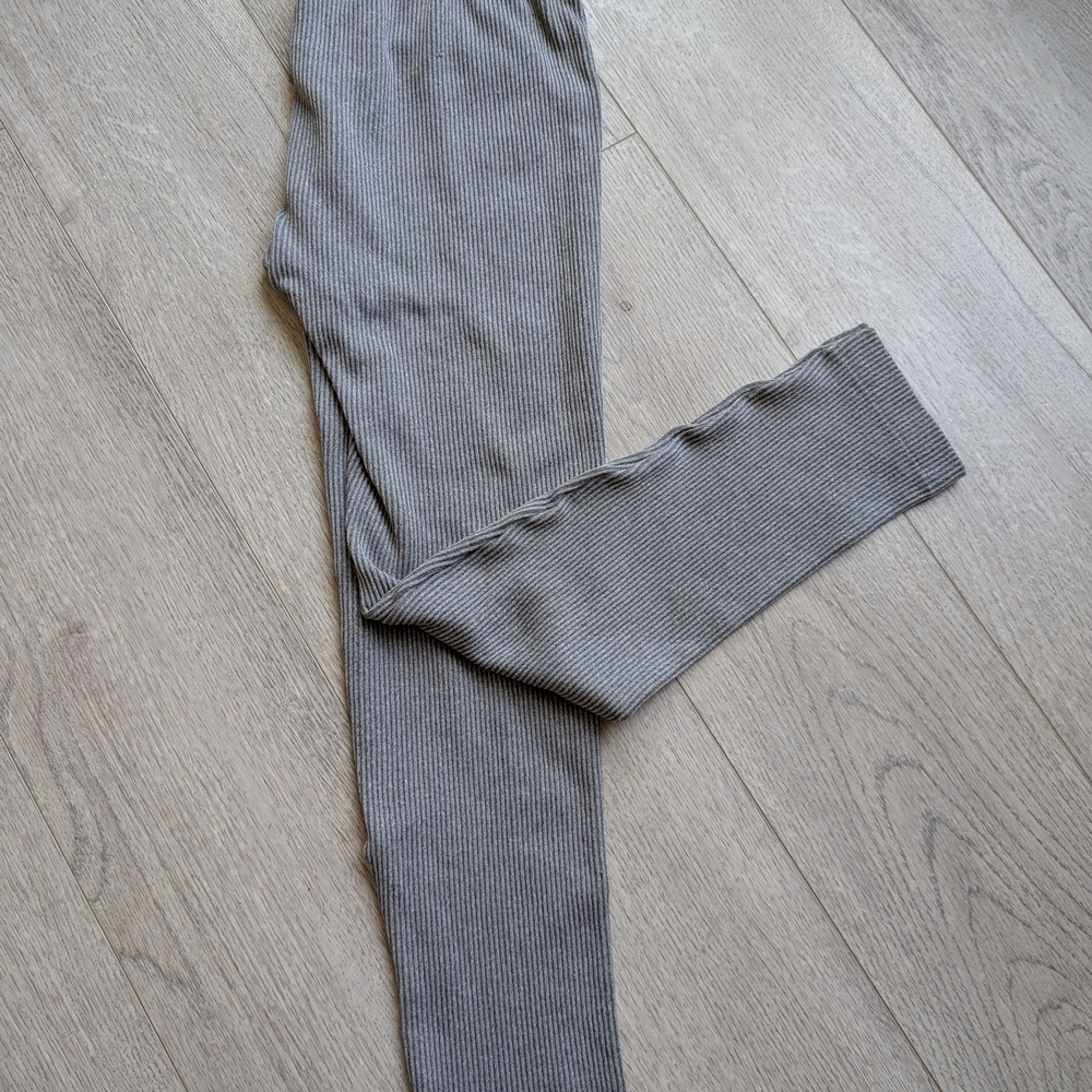 Streetwear Society Gray Leggings Slim Fit Knit